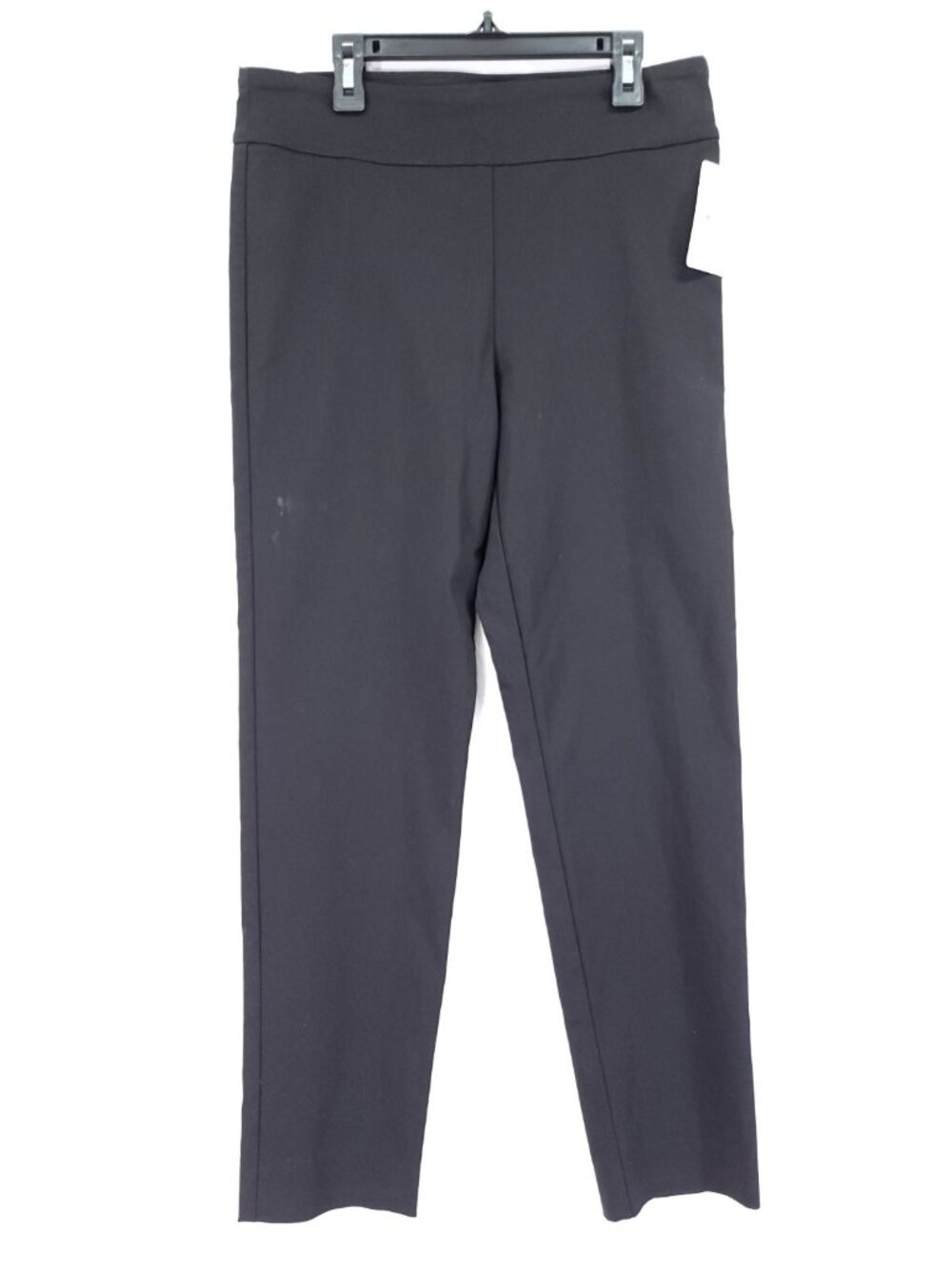 Tina Stephens Sabrina Ankle Pants Size 8 30x27 Black Pull On Stretch Work Travel